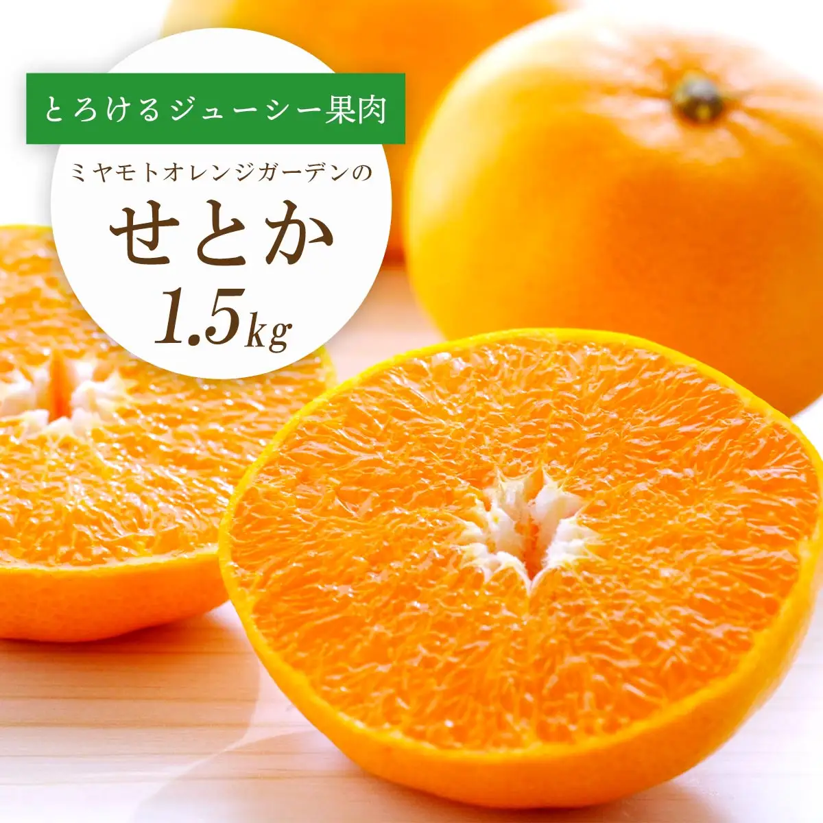 先行受付】 とろける濃厚果肉 せとか1.5kg 愛媛県八幡浜産【C25-210