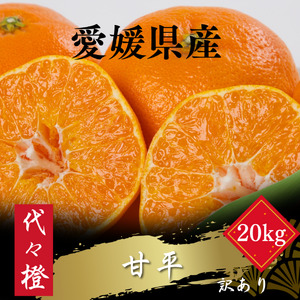 【先行受付】【濃密でシャキシャキ甘い】代々橙甘平【訳あり】20kg【H83-41】【1623758】 YWTW041