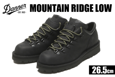 DANNER 紳士靴 マウントリッヂ ロー BLACK【26.5cm】 [STUMPTOWN渋谷店 石川県 志賀町 sk17jkf70292-5]