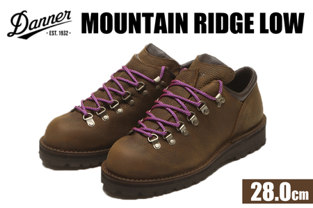 DANNER 紳士靴 マウントリッヂ ロー BROWN ブラウン【28.0cm】 [STUMPTOWN渋谷店 石川県 志賀町 sk17jkf70291-8]