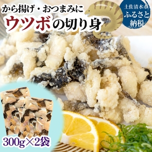 冷凍 うつぼの切り身 300g×２袋 【R00471】
