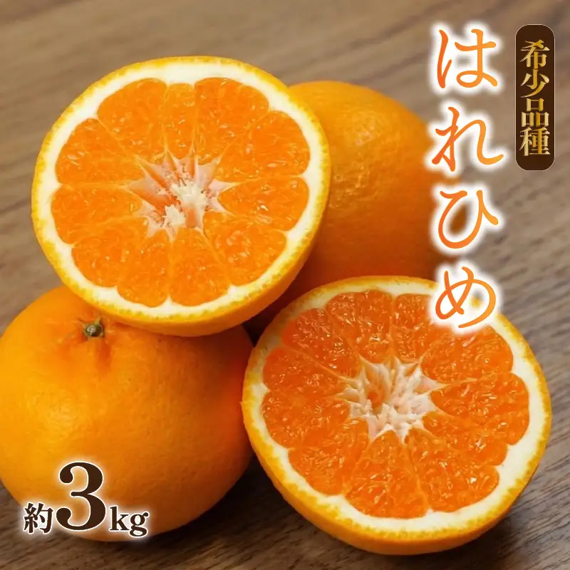 はれひめ 約3kg 【2026年12月下旬頃から順次発送】 | 晴姫 ハレヒメ 柑橘 はれひめ 蜜柑 ミカン mikan フルーツ 果物 みかん くだもの デザート 産地直送 数量限定 国産 送料無料 愛媛県 松山市【KNN008】
