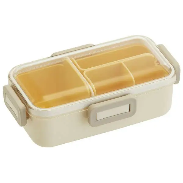おかずがつぶれにくい ふわっと弁当箱(中子仕切付) 1段 530ml PFLB6S ベーシック 奈良県奈良市 skt128 スケーター 522383
