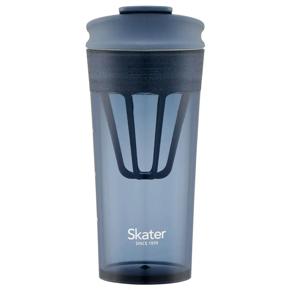 シェイカー付き タンブラー 420ml（メモリ付き） PTBFS4 ブルーグレー 奈良県奈良市 skt146 スケーター 697722