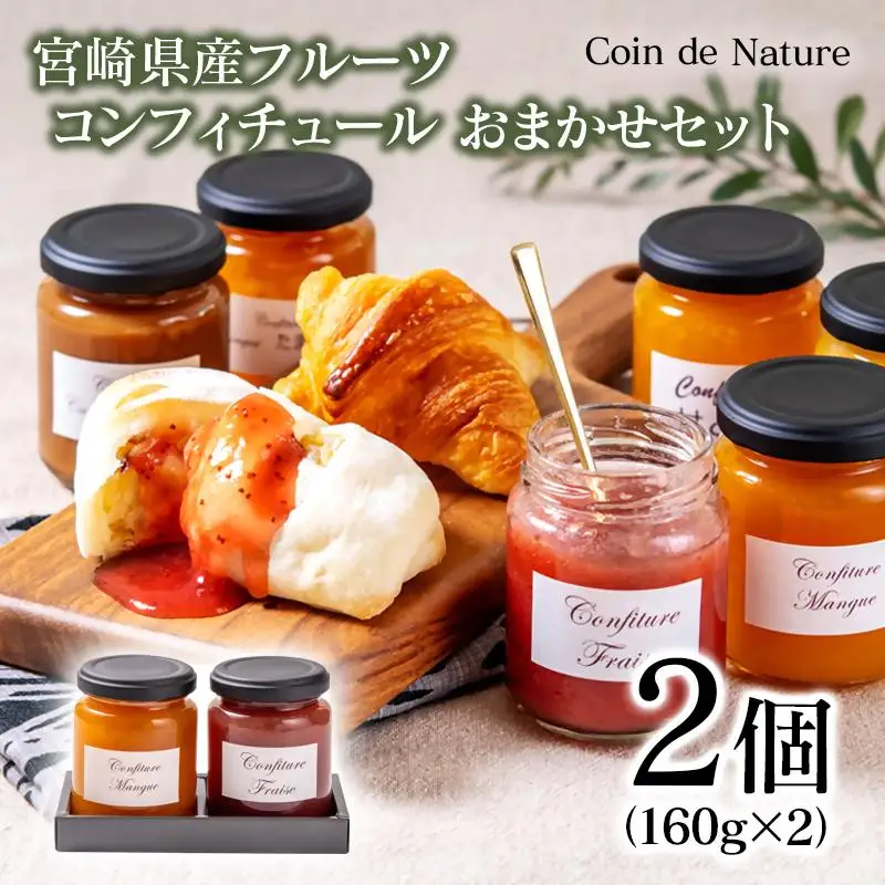 コンフィチュールおまかせ２個セット Coin de Nature （コアン ドゥ ナチュール）店主おすすめ2種類＜72-1a＞
