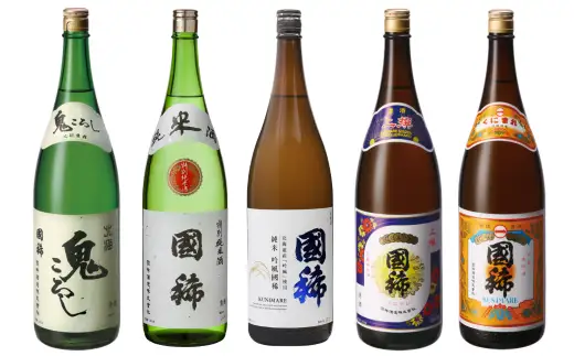 8-055-001　国稀 一升瓶5本セット