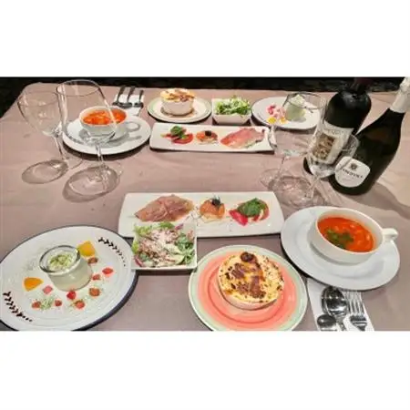 掛川城を眺めながらイタリアン ゆったり掛川牛ラザニアコース　ペア食事券【配送不可地域：離島・沖縄県】【1633557】