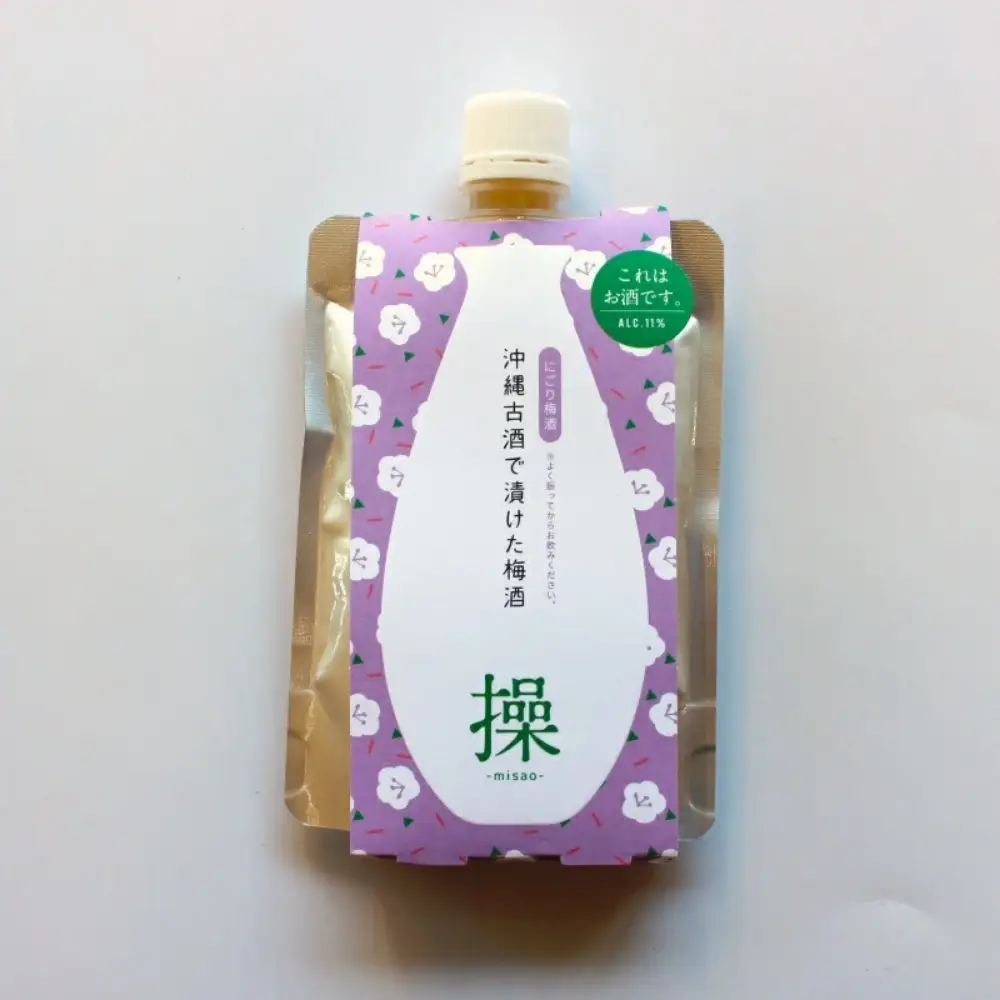 うめよし梅酒　操-MISAO-泡盛古酒ベース　120ml×3パック／アルコール度数11％　【maruni057】