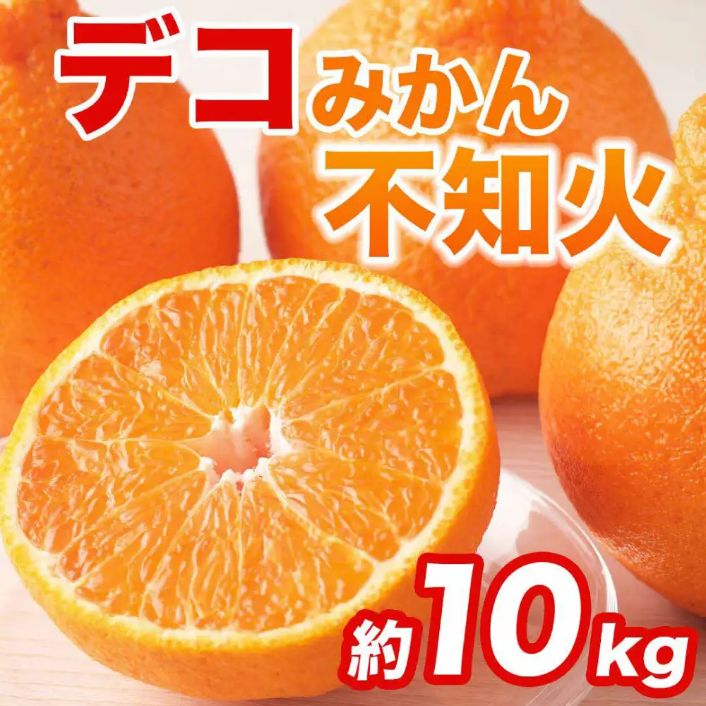 【先行予約】 不知火 デコみかん (デコポン同品種) 約10kg (24～48玉) みかん 柑橘【2027年2月上旬より順次発送】