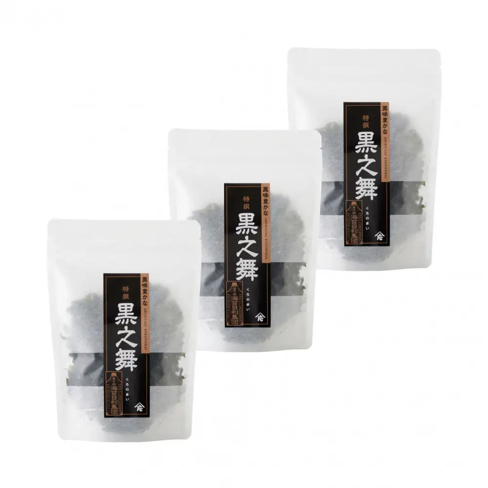 海苔のかたやま（株式会社片山）　最高級焼ばら海苔「黒之舞」　15g×3袋