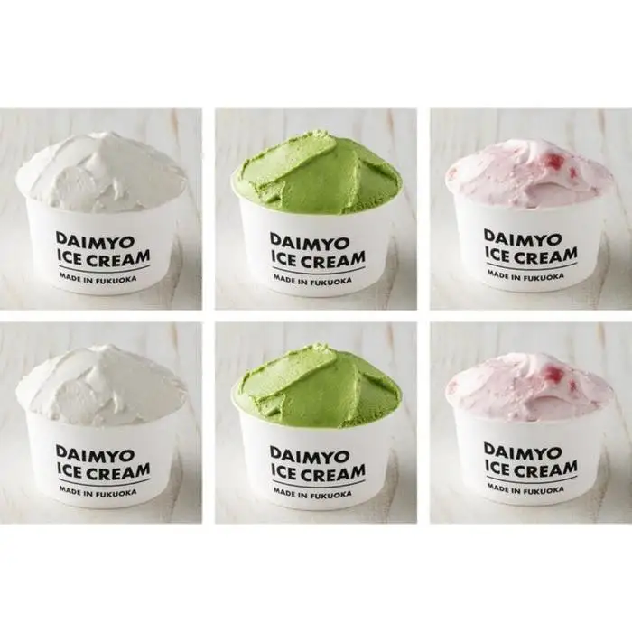 DAIMYO SOFTCREAMが作ったDAIMYO ICE CREAM 福岡6個(3種各2個)セット | お菓子 菓子 おかし スイーツ デザート 食品