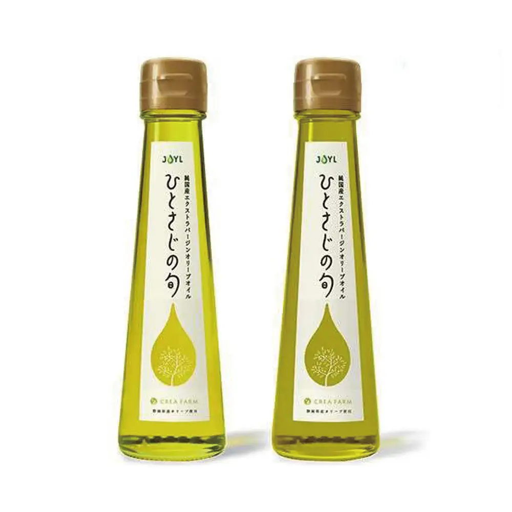 【純国産エクストラバージンオリーブオイル】「JOYL ひとさじの旬 CREA FARM」2種セット(コロネイキ種/アルベキーナ種)  静岡市
