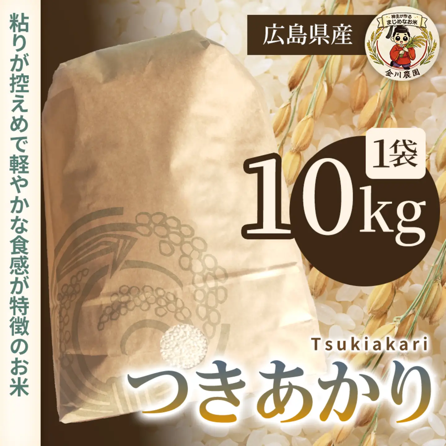 つきあかり 10kg 米 お米 ご飯 ごはん 白米 精米 238014