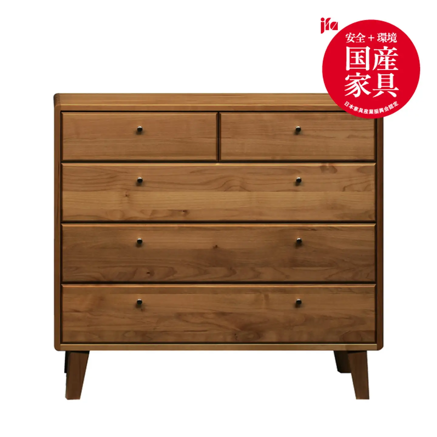 kumukumu100-4段チェスト　WN色【諸富家具】：C389-002