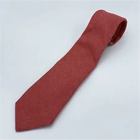 クラバットユキジ製　ソフト・デニムタイ(ローズレッド)_装飾品・工芸品 ネクタイ・ベルト 服飾小物 _【1078932】