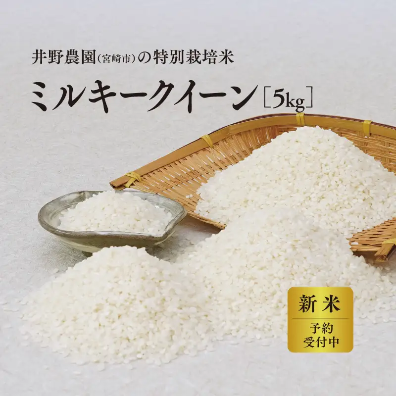 《令和8年度産 先行予約》【数量・期間限定】井野農園のミルキークイーン 米 ご飯 ごはん