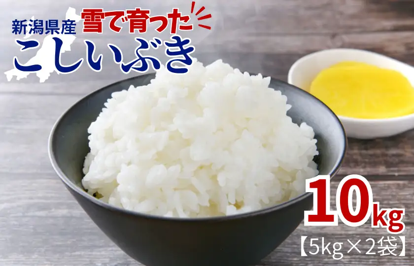 新潟県産　こしいぶき精米10kg（5kg×2袋）