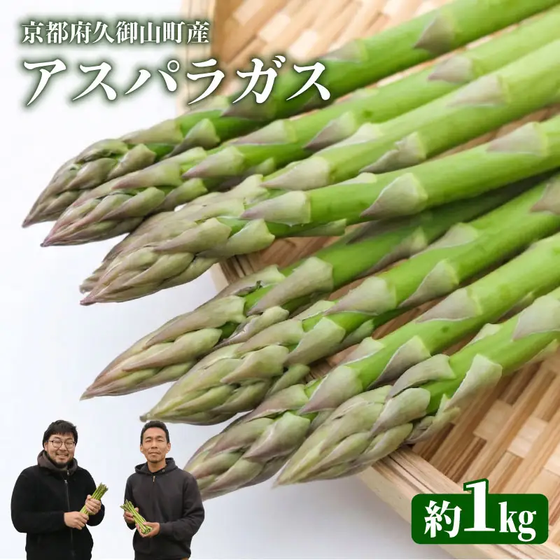 アスパラガス 1kg M～Lサイズ 京都 久御山 朝採り 先行予約 夏芽 アスパラガス