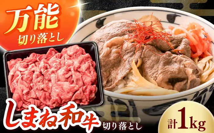 しまね和牛 切り落とし 1kg 和牛 牛肉 スライス / 島根県雲南市 / フジキコーポレーション株式会社[AIEA001]