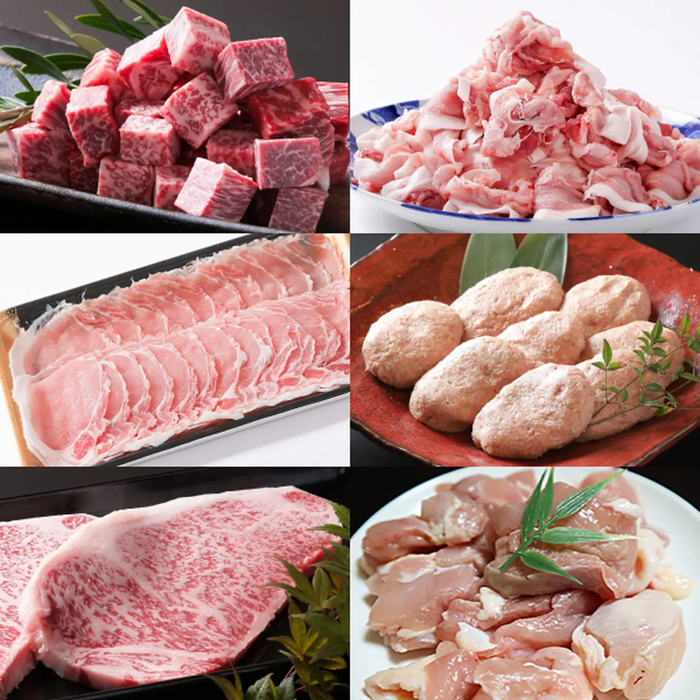 【全6回定期便】佐賀県産 牛豚鶏肉三昧6kgコース：C117-009