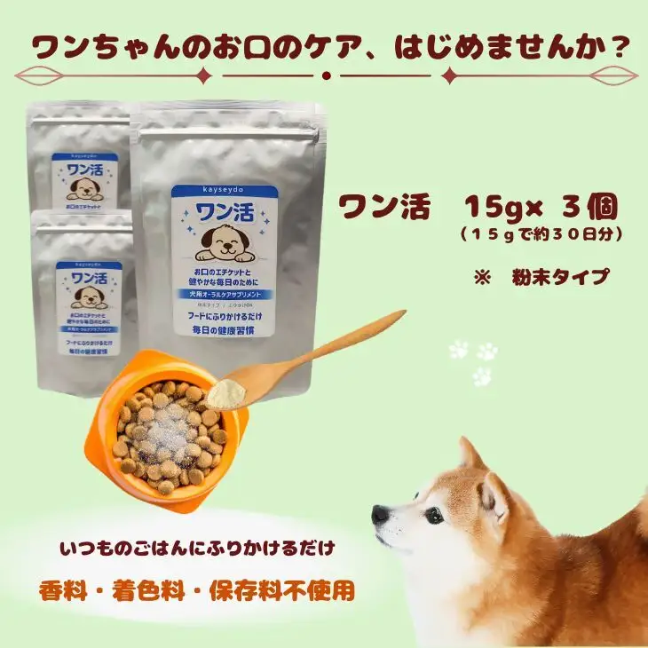 ワン活　15g×3個