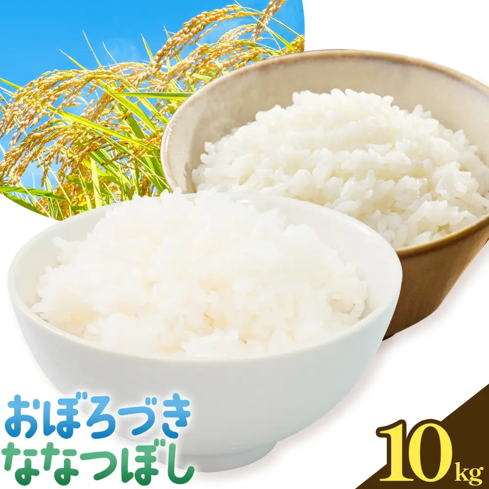 令和7年産 おぼろづき＆ななつぼし 各5kg 計10kg 食べ比べセット 北海道