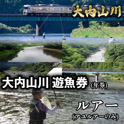 鮎　遊漁券　年券　ルアー ／大内山川漁業協同組合　釣り　川釣り　アウトドア　大紀ブランド　三重県　大紀町