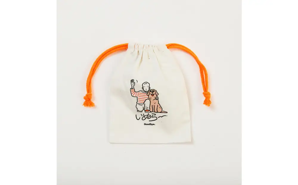 いぬらー巾着ポーチ