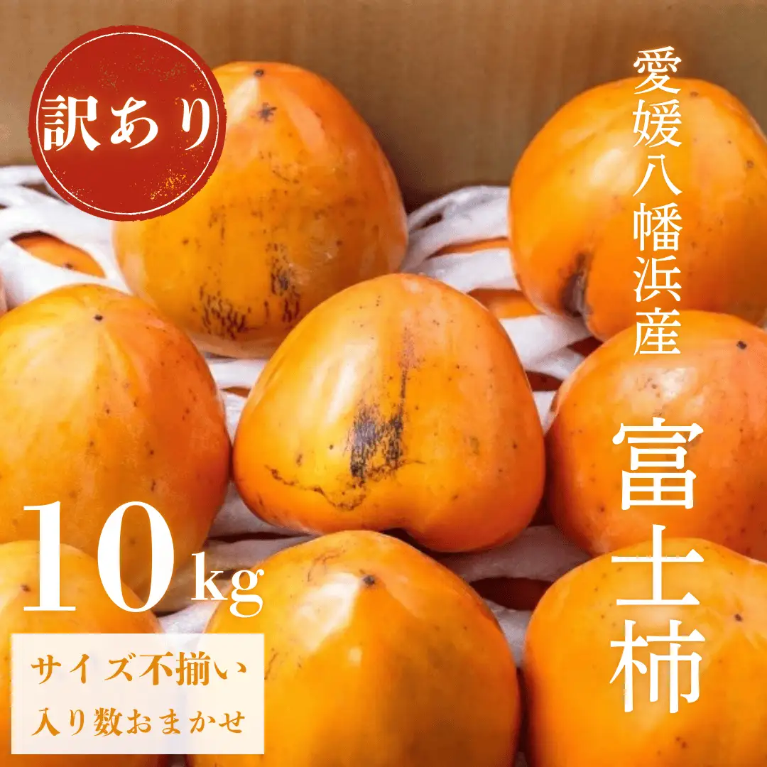 秀品 大！！ ラスト1ケース 愛媛県 特産 富士柿 秀品 約10キロ 愛媛県より産地直送 JAにしうわ 富士柿 秀品 2キロ(5玉から6玉) 送料