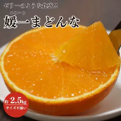 【先行受付】ゼリーのような食感!「媛一まどんな」約2.5kg入【C28-42】【1437098】 YWTN029