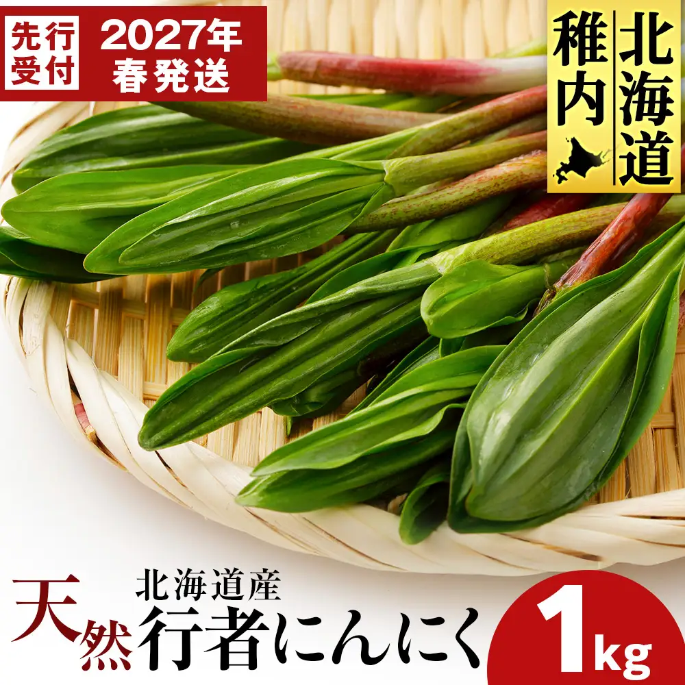 【2027年発送予約】天然行者にんにく 1kg