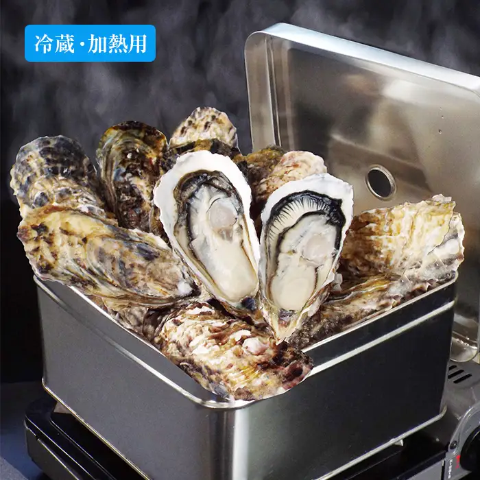カンカン浜焼き牡蠣セット 宮城県産 生牡蠣 牡蛎 牡蠣 カキ オイスター カンカン焼き 海鮮 国産 魚介 バーベキュー BBQ 蒸し牡蠣 焼き牡蠣 浜焼き 簡単調理 【株式会社和がき】ta709