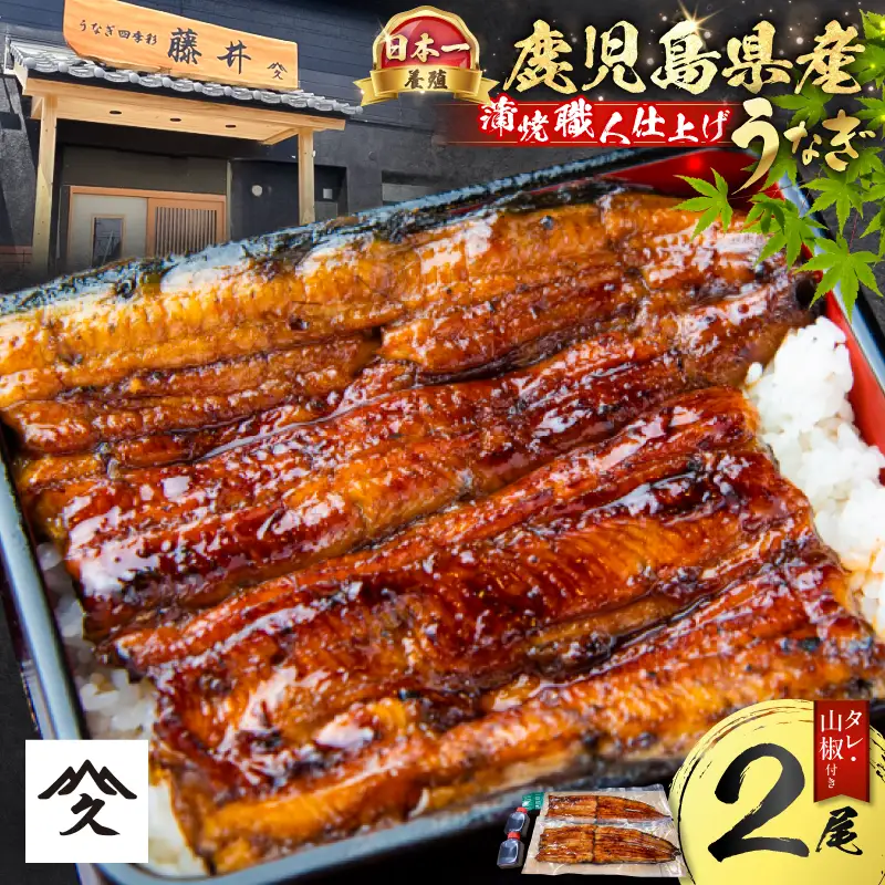 養殖日本一 鹿児島県産 うなぎ蒲焼職人仕上げ 2尾セット K399-001 ウナギ 蒲焼 養殖