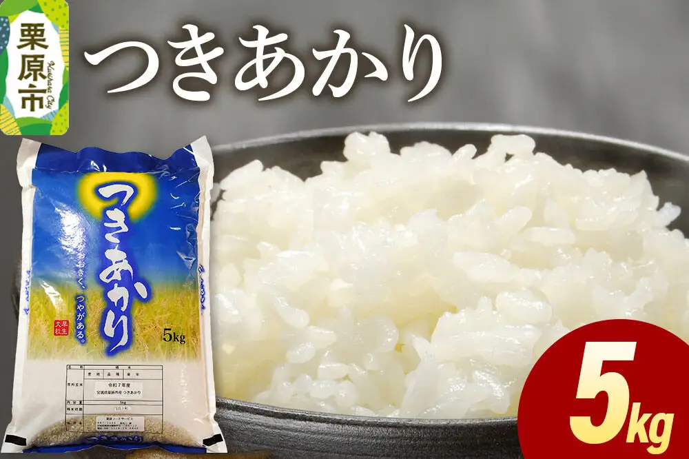 米 白米 令和7年産 つきあかり 5kg