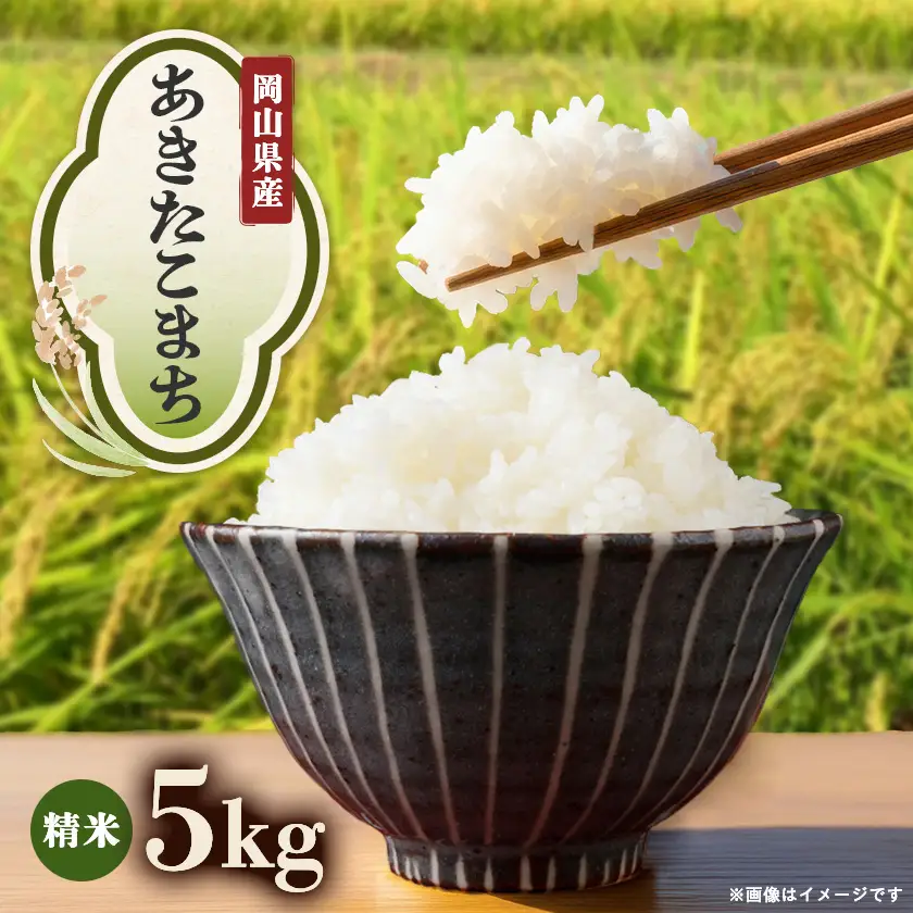 【先行受付】岡山県産『あきたこまち』　[5kg×1袋(5kg)]【1726894】