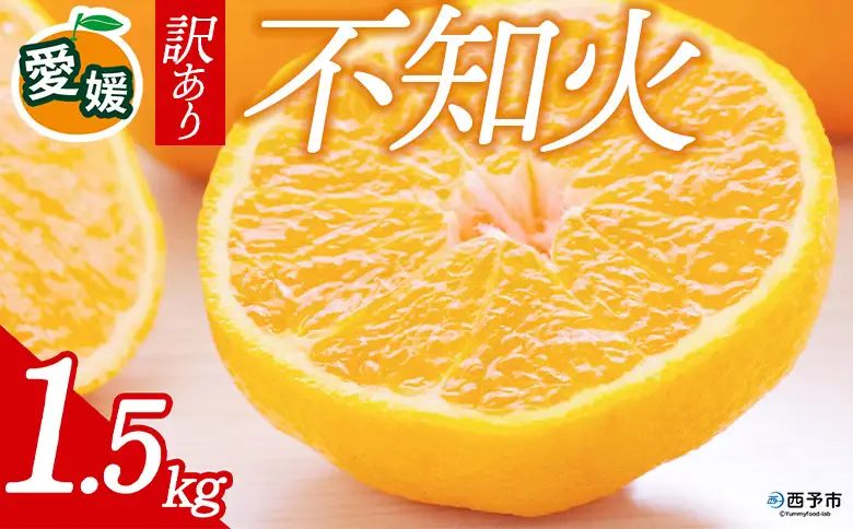 先行予約＜訳あり 愛媛県産 不知火 合計約1.5kg＞ 『2027年2月以降順次出荷予定』しらぬい でこぽん デコポン ご家庭用 ご自宅用 お試し 果物 柑橘 フルーツ 高級 国産 濃厚 果汁 産地直送 特産品 ミヤモトオレンジガーデン 愛媛県 西予市【常温】ONM0021