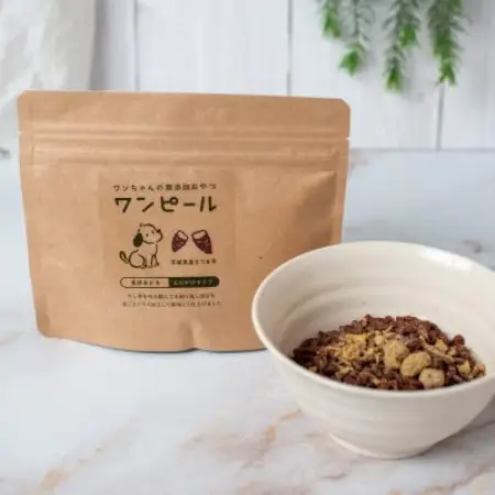 茨城県産ほしいもの未利用部分を使用した犬の無添加おやつ(ふりかけタイプ90g×2袋)【配送不可地域：離島・沖縄県】【1729695】