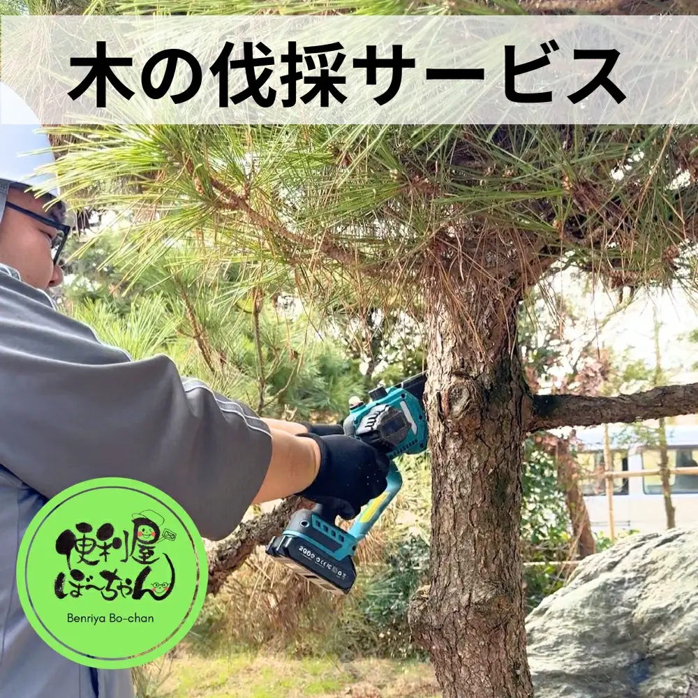 木の伐採サービス 1回 五泉市内限定 便利屋ぼーちゃん