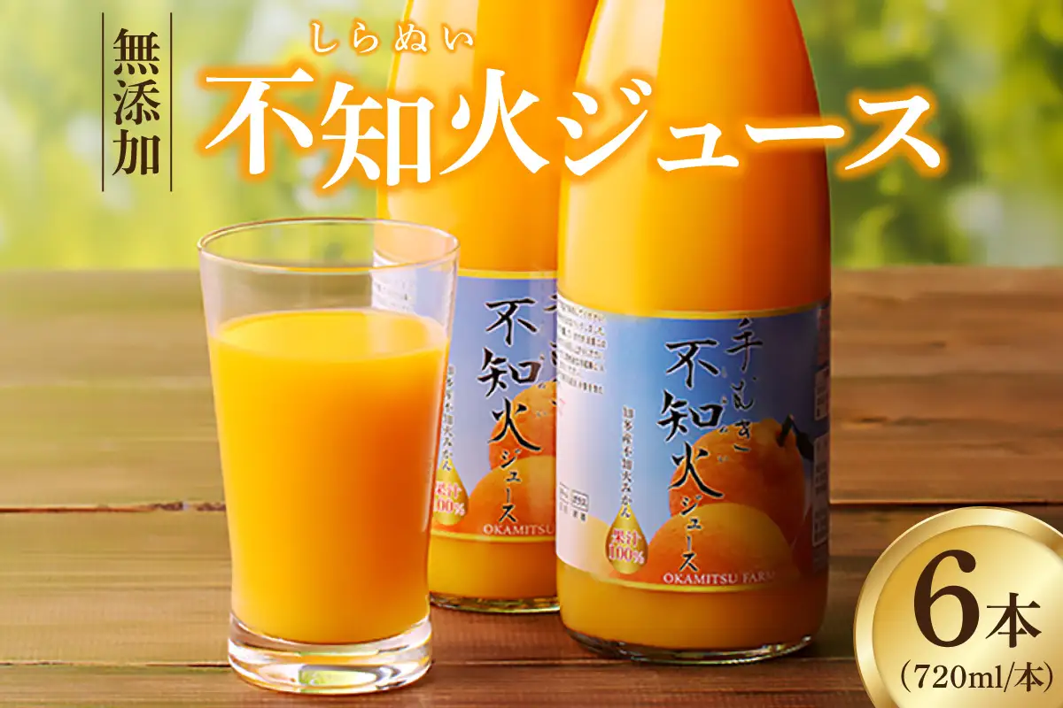 知多市産不知火ジュース　6本