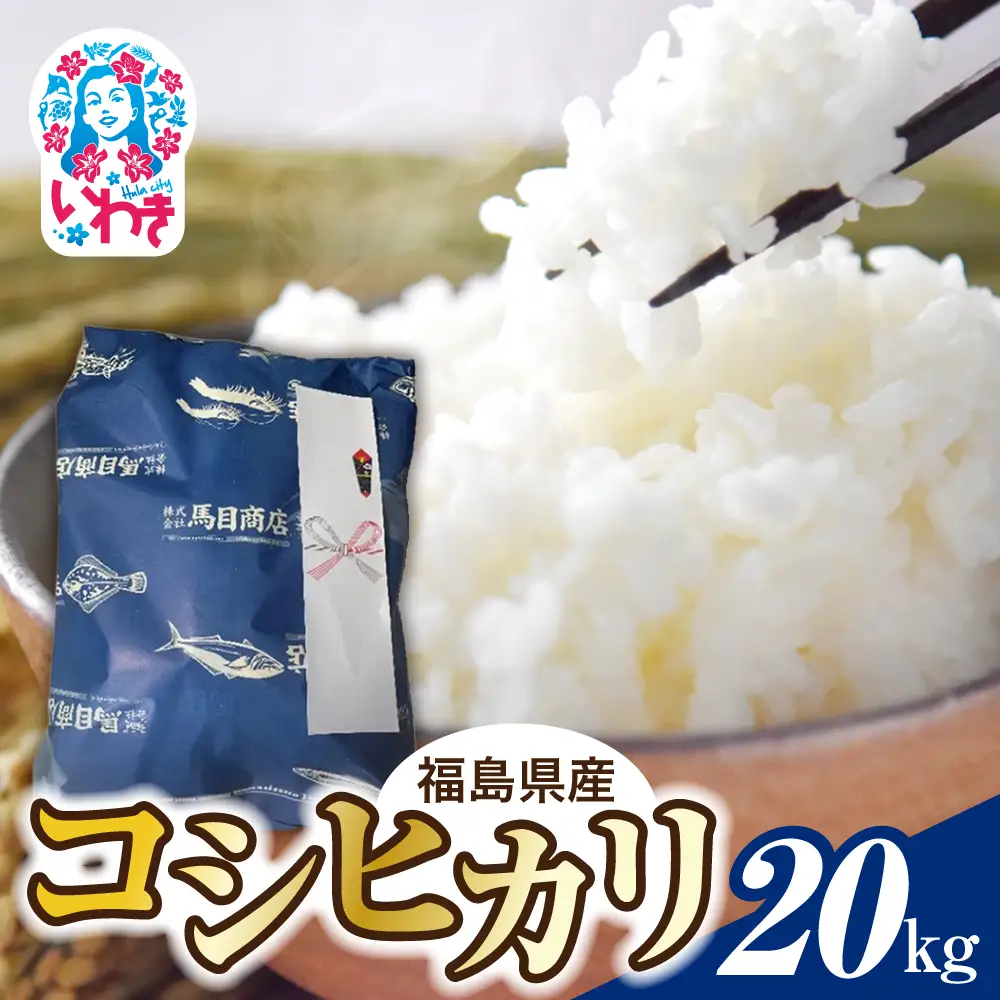 【令和7年度産】福島県産 コシヒカリ 20kg