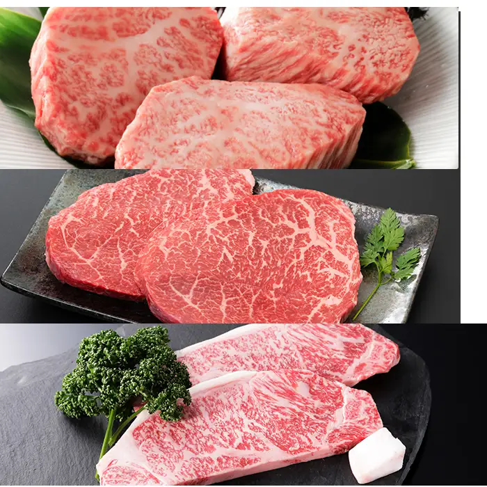 仙台牛 ステーキ 食べ比べ 3種 サーロイン トモサンカク マルシン 計500g 国産牛 牛肉 和牛 セット 【有限会社佐藤精肉店】ta657
