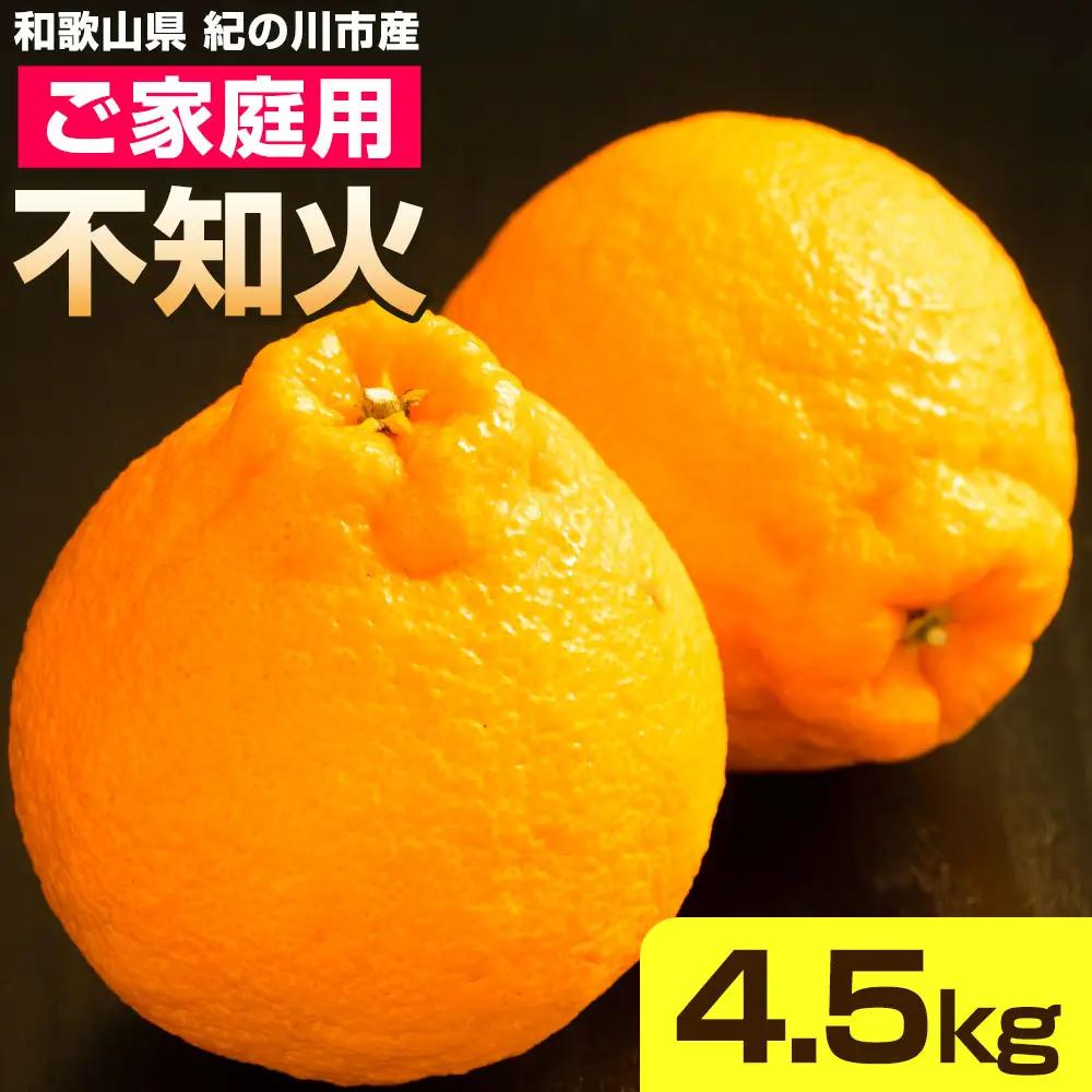 ご家庭用 不知火 約4.5kg 