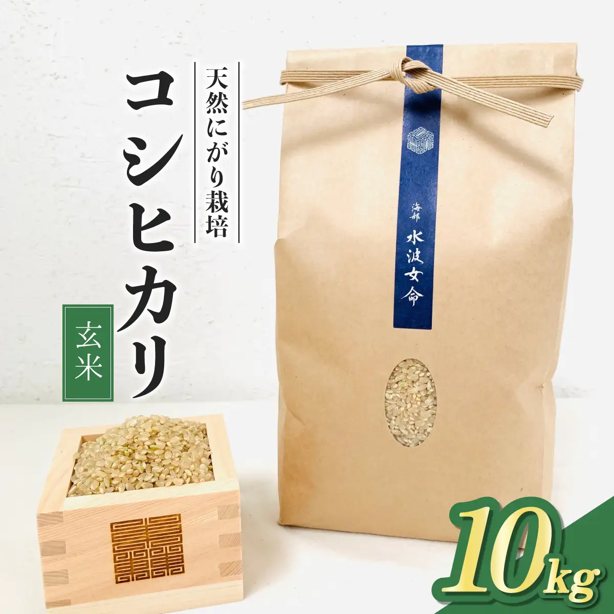 【先行予約】コシヒカリ 玄米 10kg 令和8年産 天然にがり栽培 こしひかり【2026年10月以降順次発送】