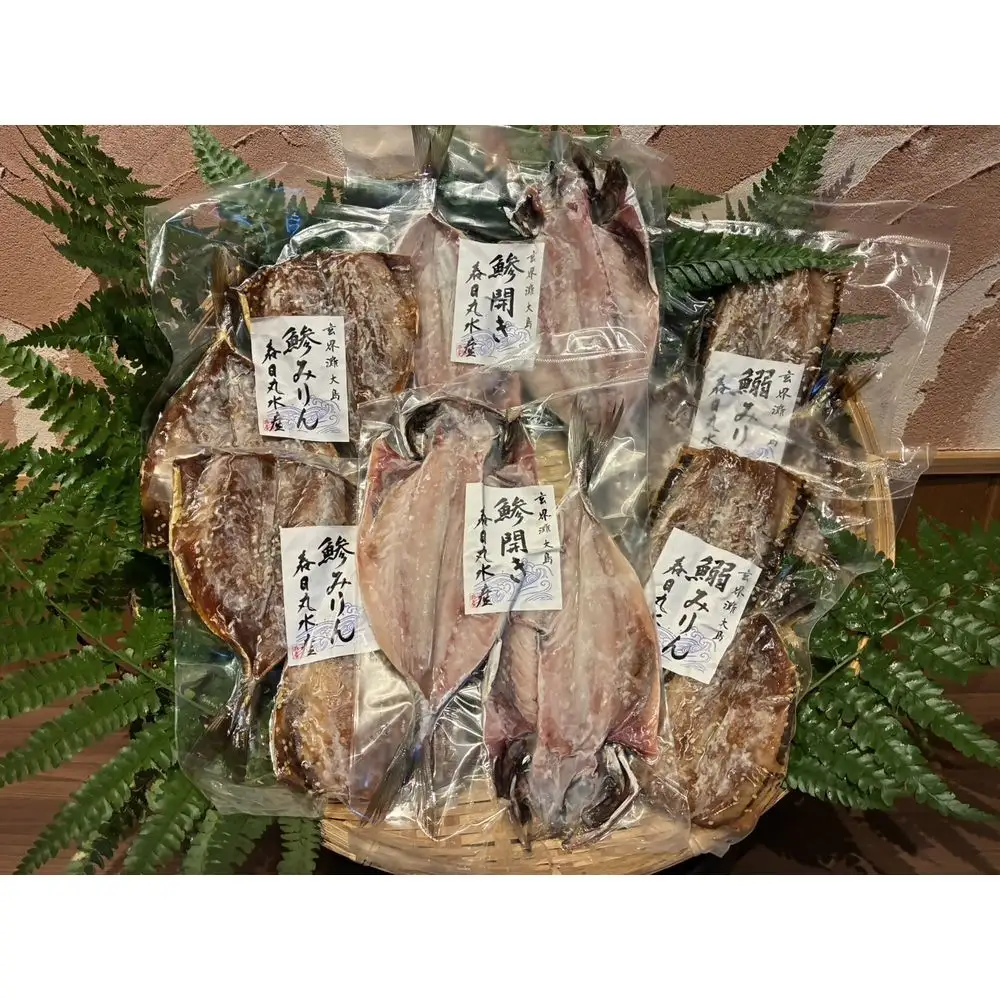 大島ひものセット【海神（わだつみ）】_HA2002 干物 ひもの 鯵 鰯 あじ いわし 福岡県宗像市 宗像市 福岡 宗像