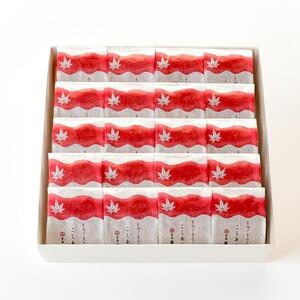 【藤い屋】もみじまんじゅう こしあん 20個入り｜饅頭 和菓子 贈答 広島