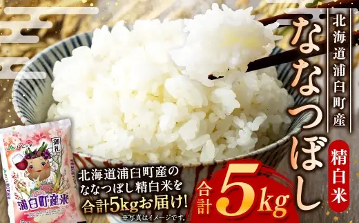 〈 令和8年産 〉 浦臼産 ななつぼし 精白米 5kg お米 米 こめ コメ 白米 白飯 飯 ご飯 おにぎり ブランド米 ブランド 国産 北海道産 和食 【 2026年10月下旬より順次発送 】