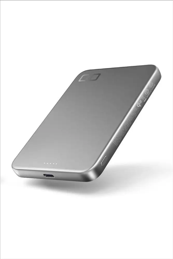 CIO 発火しにくい モバイルバッテリー 5000mAh SMARTCOBY SLIM II Wireless2.0 SS5K シルバー [2651]