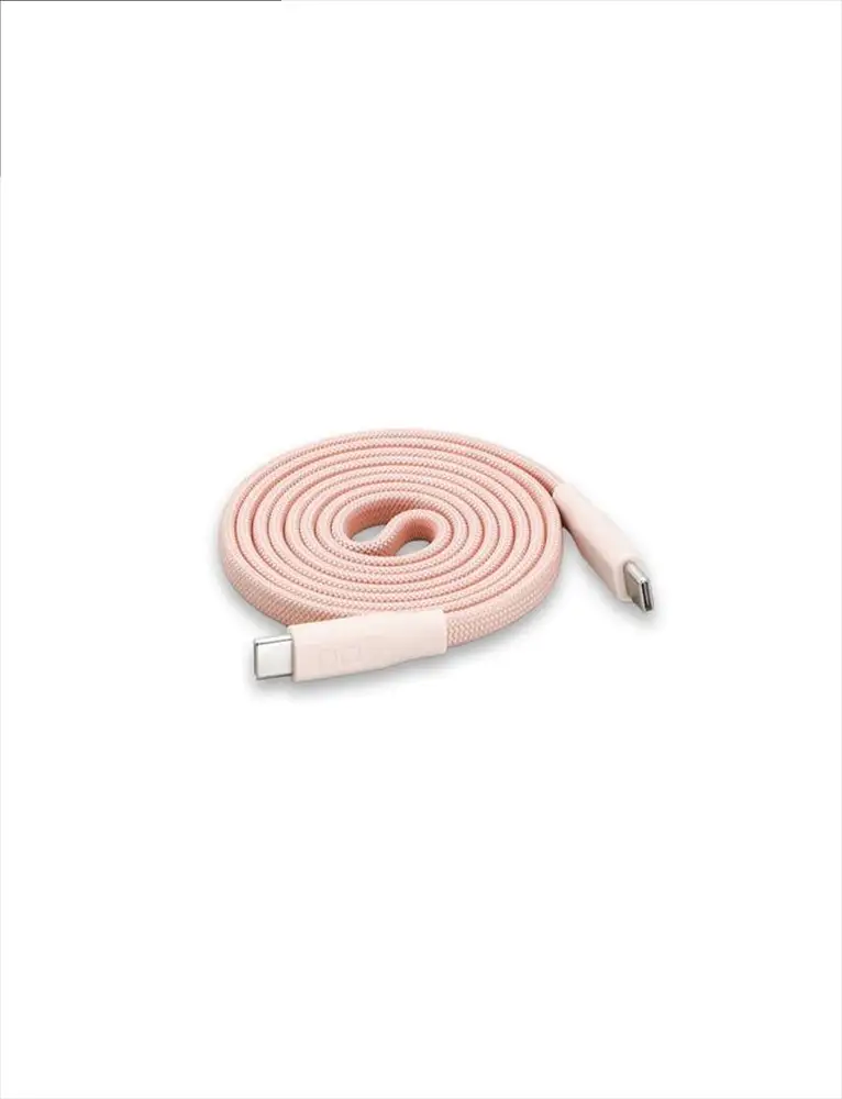 CIO ケーブル Mate Flat Spiral Cable CtoC Type-Cケーブル 充電 iPhone スマートフォン iPad シェルピンク [2662]