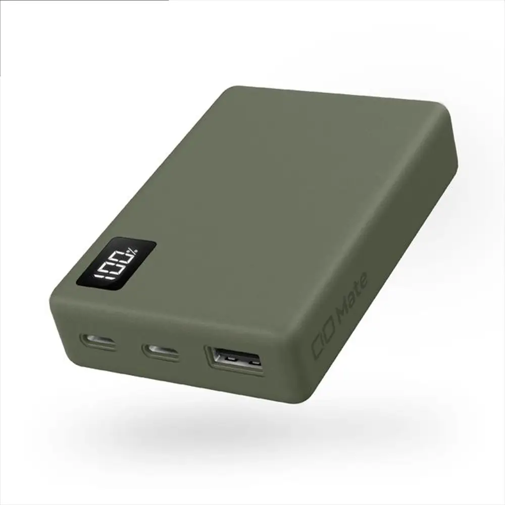 CIO モバイルバッテリー 10000mAh Mate Powerbank 001 モスグリーン [2676]