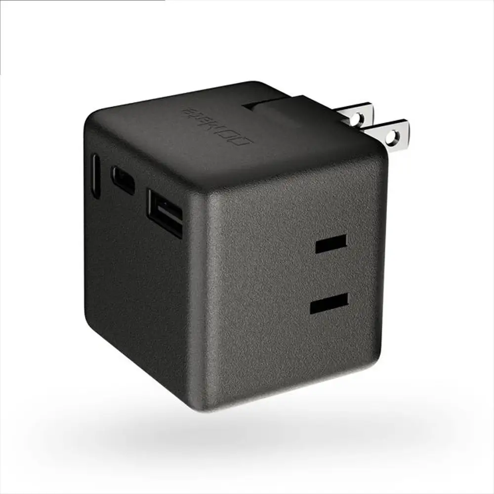 CIO 充電器 電源タップ コンセント マルチタップ 急速充電 USB-C×2 USB-A×1 Mate Tap001 ライトブラック [2685]